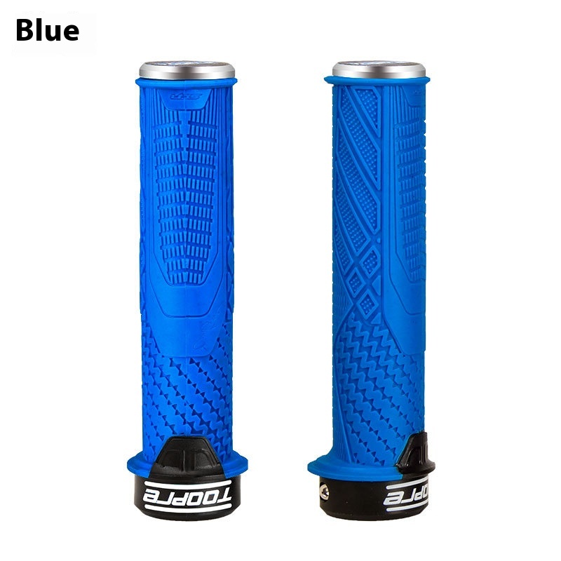 TOOPRE Bicycle Handlebar Grips Mountain Bike Anti-Slip Rubber Grips Lock-On Universal Foldable Bike Handlebar Grips