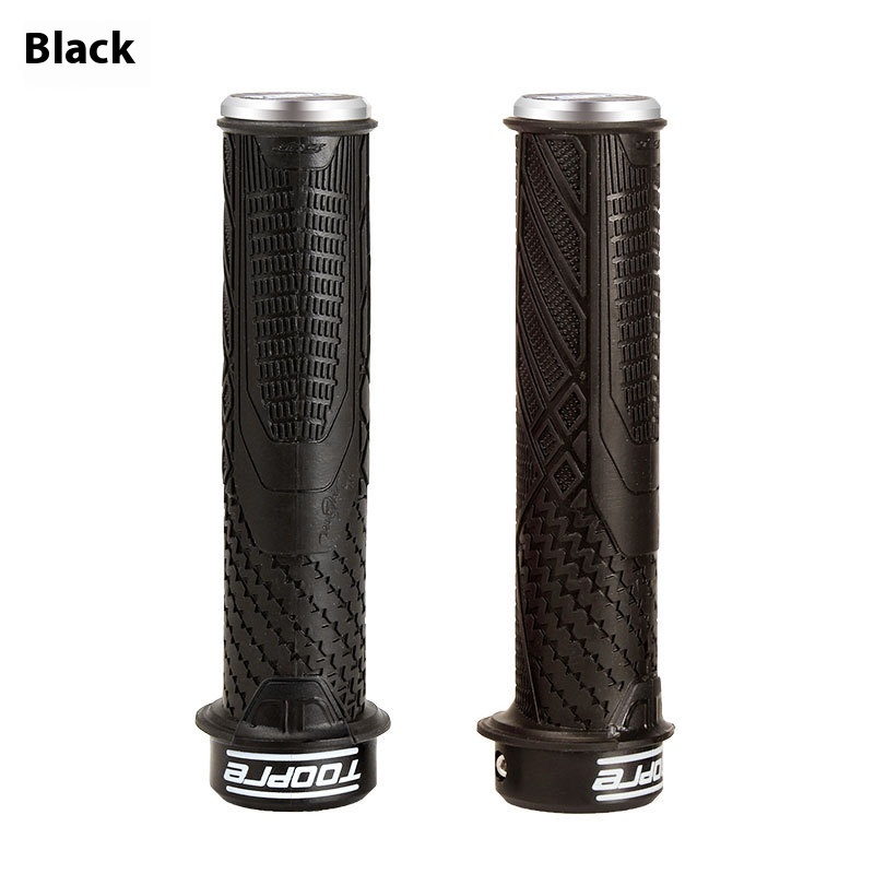 TOOPRE Bicycle Handlebar Grips Mountain Bike Anti-Slip Rubber Grips Lock-On Universal Foldable Bike Handlebar Grips