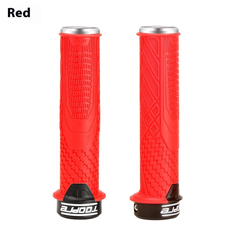 TOOPRE Bicycle Handlebar Grips Mountain Bike Anti-Slip Rubber Grips Lock-On Universal Foldable Bike Handlebar Grips