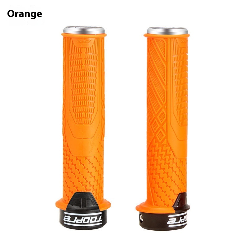 TOOPRE Bicycle Handlebar Grips Mountain Bike Anti-Slip Rubber Grips Lock-On Universal Foldable Bike Handlebar Grips