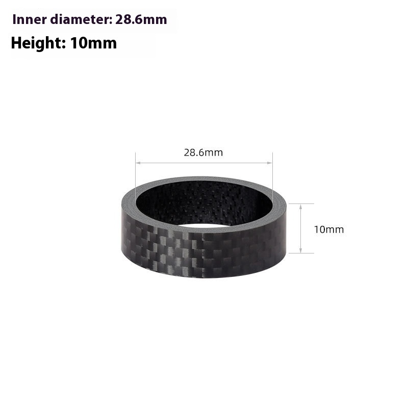 TOOPRE Mountain Bike Stem washers Carbon Fiber Road Bicycle Front Fork headset Set Tube Washer 28.6mm Spacer Ring