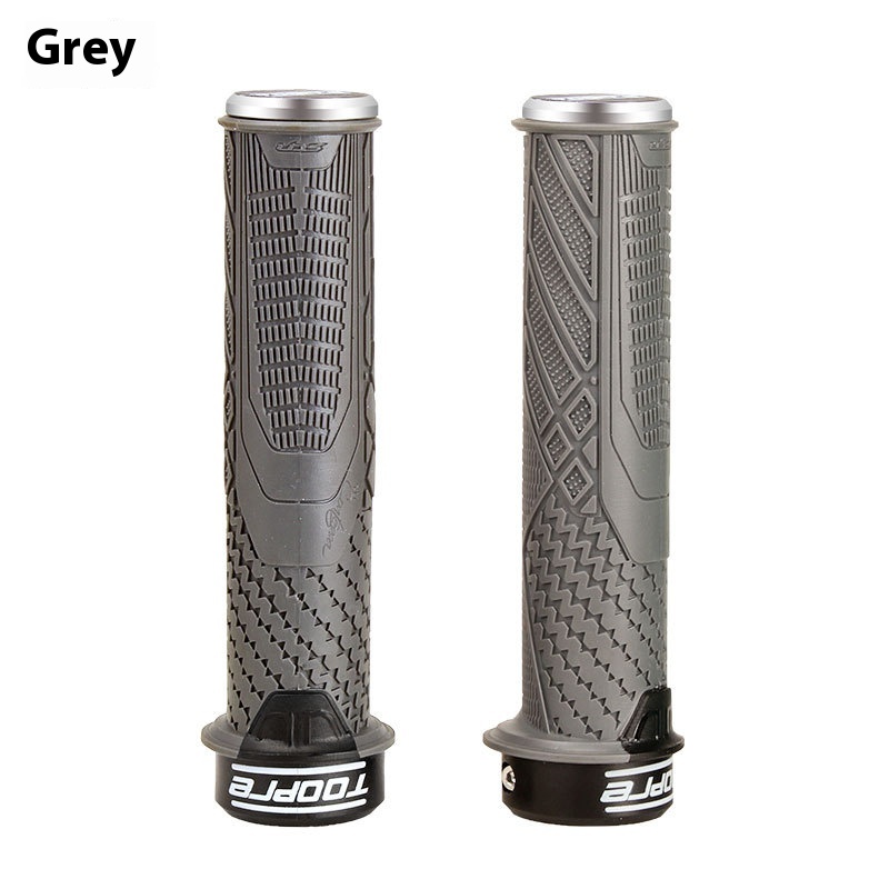 TOOPRE Bicycle Handlebar Grips Mountain Bike Anti-Slip Rubber Grips Lock-On Universal Foldable Bike Handlebar Grips