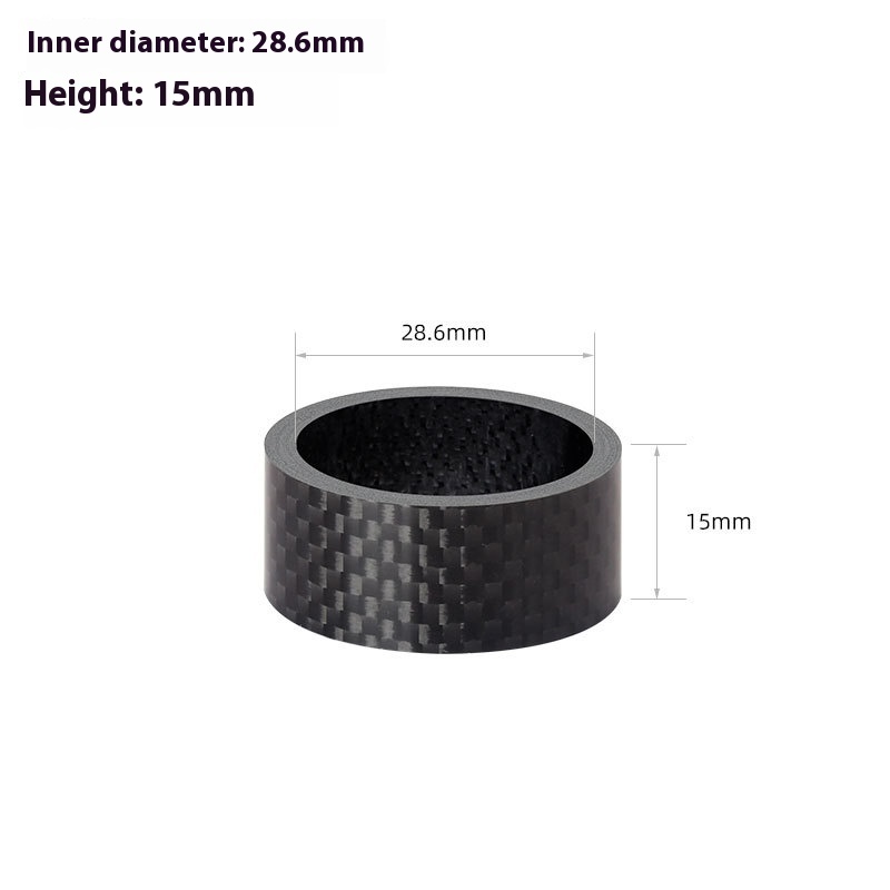 TOOPRE Mountain Bike Stem washers Carbon Fiber Road Bicycle Front Fork headset Set Tube Washer 28.6mm Spacer Ring