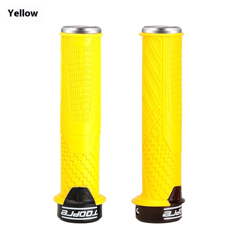 TOOPRE Bicycle Handlebar Grips Mountain Bike Anti-Slip Rubber Grips Lock-On Universal Foldable Bike Handlebar Grips