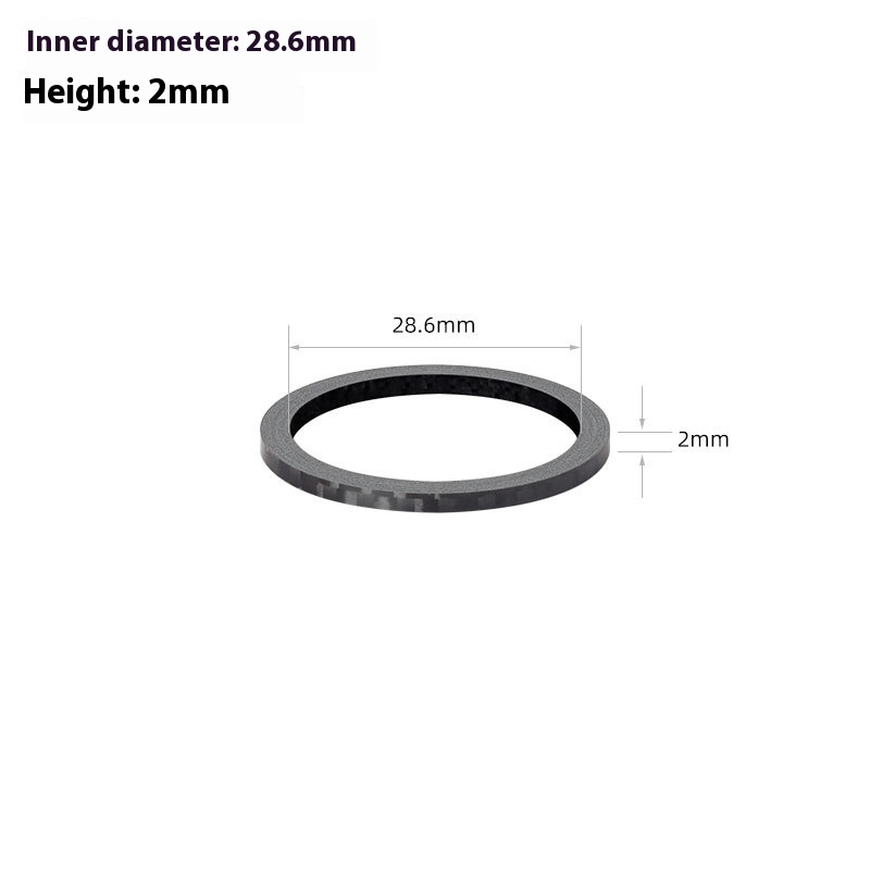 TOOPRE Mountain Bike Stem washers Carbon Fiber Road Bicycle Front Fork headset Set Tube Washer 28.6mm Spacer Ring