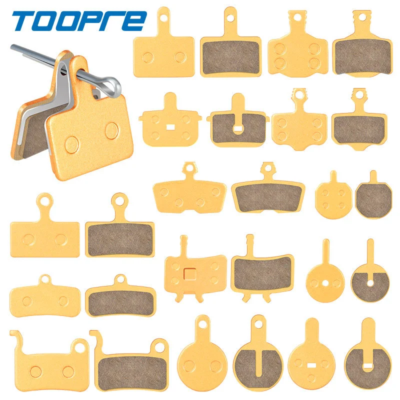 TOOPRE Mountain Bike Disc Brake Lining Full-Metal Ketone-Based Brake Pads BB5 M355 M446 Universal