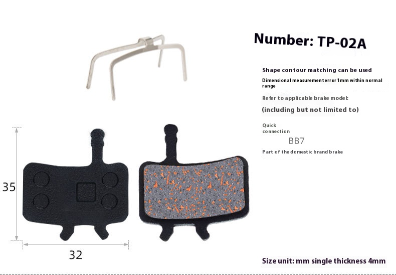 TOOPRE MTB Bicycle Hydraulic Disc Brake Pads For b01s for Shimano for SRAM for AVID HAYES for Magura ZOOM Cycling Bike
