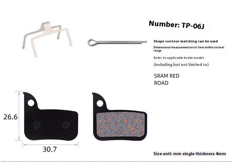TOOPRE MTB Bicycle Hydraulic Disc Brake Pads For b01s for Shimano for SRAM for AVID HAYES for Magura ZOOM Cycling Bike