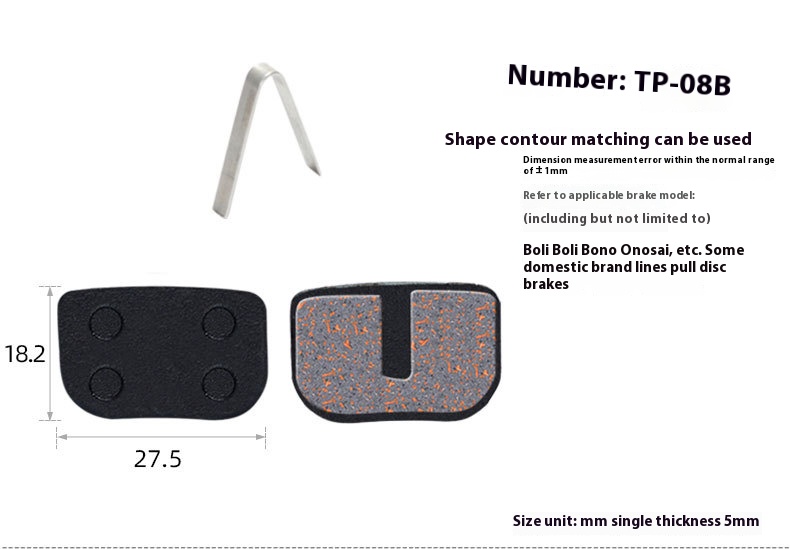 TOOPRE MTB Bicycle Hydraulic Disc Brake Pads For b01s for Shimano for SRAM for AVID HAYES for Magura ZOOM Cycling Bike