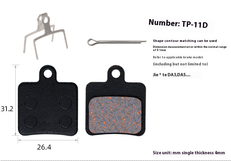 TOOPRE MTB Bicycle Hydraulic Disc Brake Pads For b01s for Shimano for SRAM for AVID HAYES for Magura ZOOM Cycling Bike