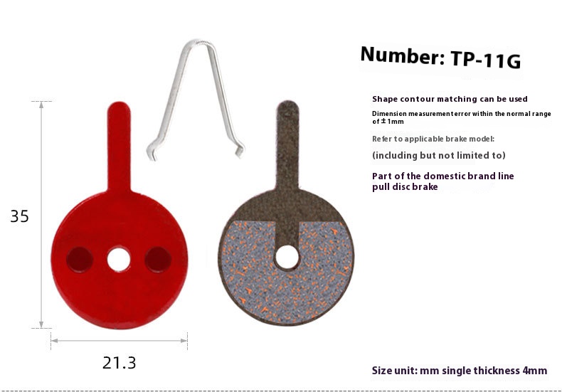 TOOPRE MTB Bicycle Hydraulic Disc Brake Pads For b01s for Shimano for SRAM for AVID HAYES for Magura ZOOM Cycling Bike