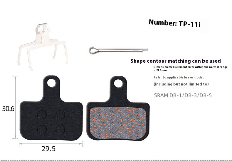 TOOPRE MTB Bicycle Hydraulic Disc Brake Pads For b01s for Shimano for SRAM for AVID HAYES for Magura ZOOM Cycling Bike