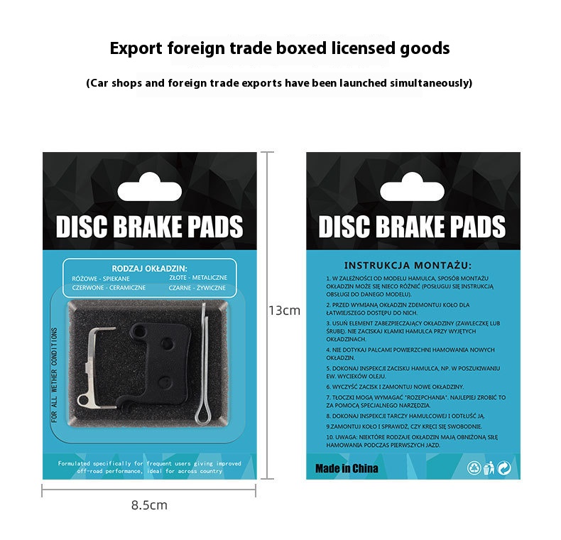 TOOPRE MTB Bicycle Hydraulic Disc Brake Pads For b01s for Shimano for SRAM for AVID HAYES for Magura ZOOM Cycling Bike