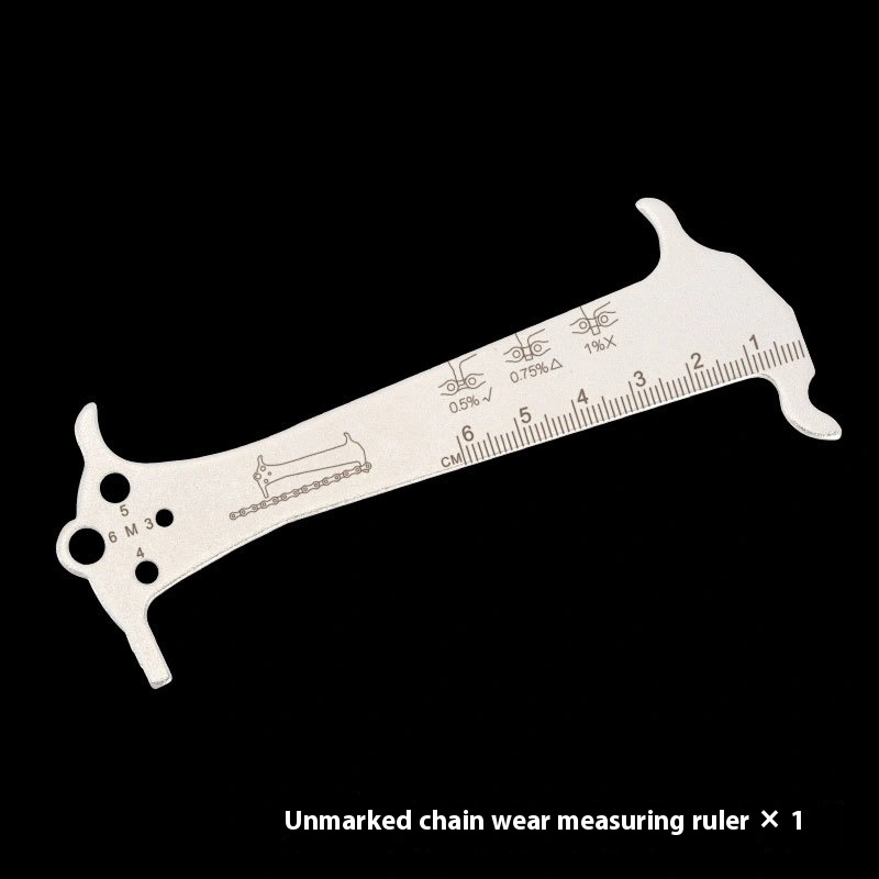 TOOPRE 3-in-1 Chain Wear Measurement Tool for Mountain and Road Bikes - Chain Gauge Wear Measurement Tool and Caliper