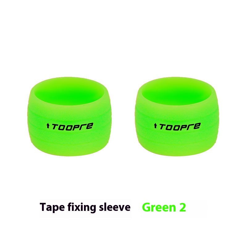 TOOPRE Bicycle Handlebar Tape with Fixing Rings, Road Bike Handlebar Tape with Sleeves, Fixed-Gear Drop Handlebar Wrapped with Silicone Anti-Slip Binding Strap