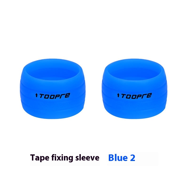 TOOPRE Bicycle Handlebar Tape with Fixing Rings, Road Bike Handlebar Tape with Sleeves, Fixed-Gear Drop Handlebar Wrapped with Silicone Anti-Slip Binding Strap