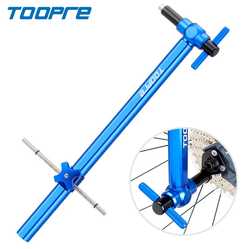 TOOPRE Mountain Bike Frame Rear Derailleur Hanger Alignment Tool Wheel Rear Dropout Alignment and Hanger Eyelet Correction Repair Tool