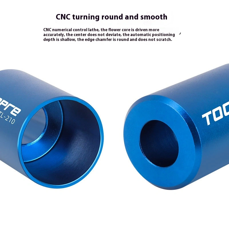 TOOPRE Mountain Road Bike Star Nut Installation Tool Steel Headset Star Nut Insertion Sleeve for Fork Crown Assembly