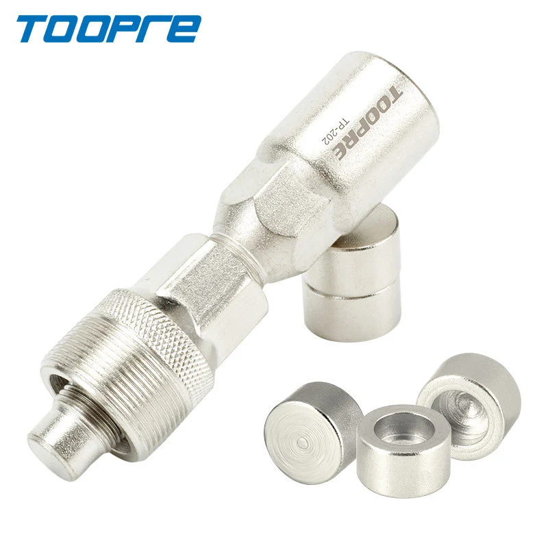 Bicycle Crank Puller Removal Tool for Mountain Bikes, Square Hole and Splined Bottom Bracket Crankset Installation and Maintenance Tool