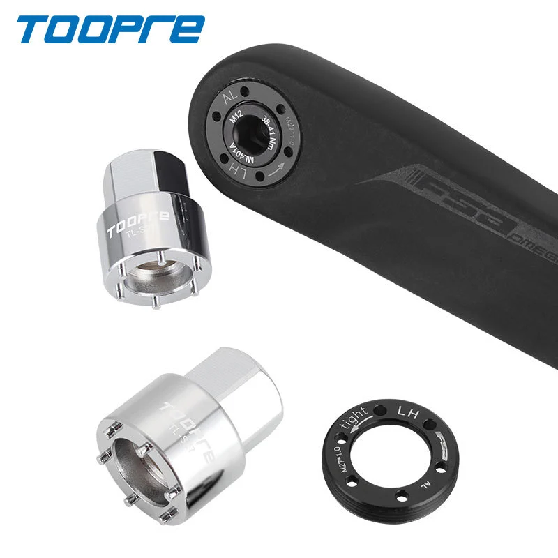 TOOPRE Crank Screw Cap Removal Tool for FSA Chainrings Crankset Installation Sleeve Tool