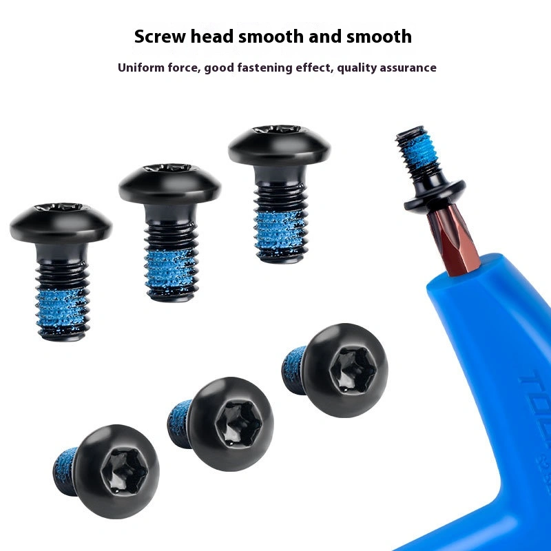 TOOPRE Disc Brake Rotor Bolts for Mountain Bike T25 Torx Disc Rotor Screws for Road Bike Disc Brake Rotor Bolts