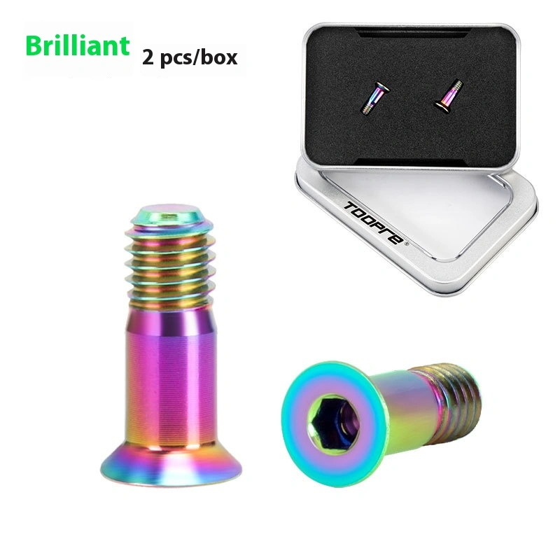 TOOPRE Titanium Alloy Rear Derailleur Pulley Fixing Screws Bicycle Derailleur Pulley Tension Wheel Color Screws