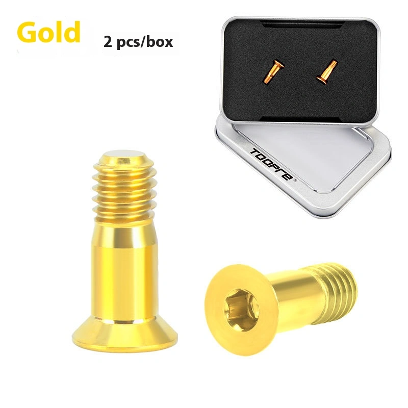 TOOPRE Titanium Alloy Rear Derailleur Pulley Fixing Screws Bicycle Derailleur Pulley Tension Wheel Color Screws