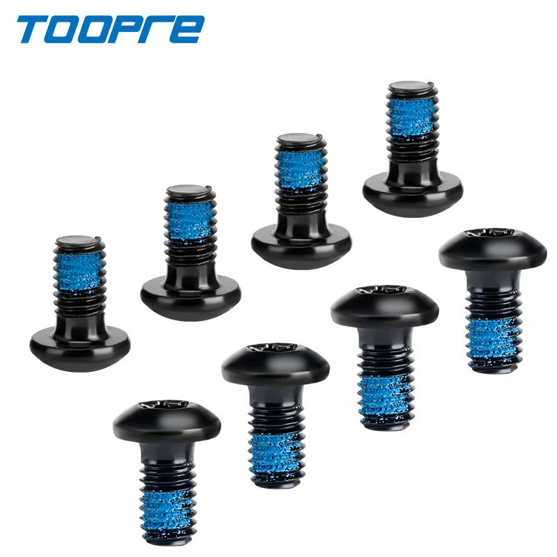 TOOPRE Disc Brake Rotor Bolts for Mountain Bike T25 Torx Disc Rotor Screws for Road Bike Disc Brake Rotor Bolts