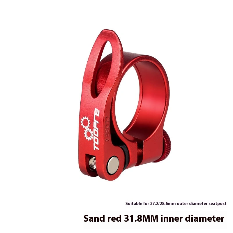 Bicycle Seatpost Clamp Quick Release Seat Tube Clamp Mountain Bike Seatpost Clamp Quick Release Ring Universal Saddle Clamp