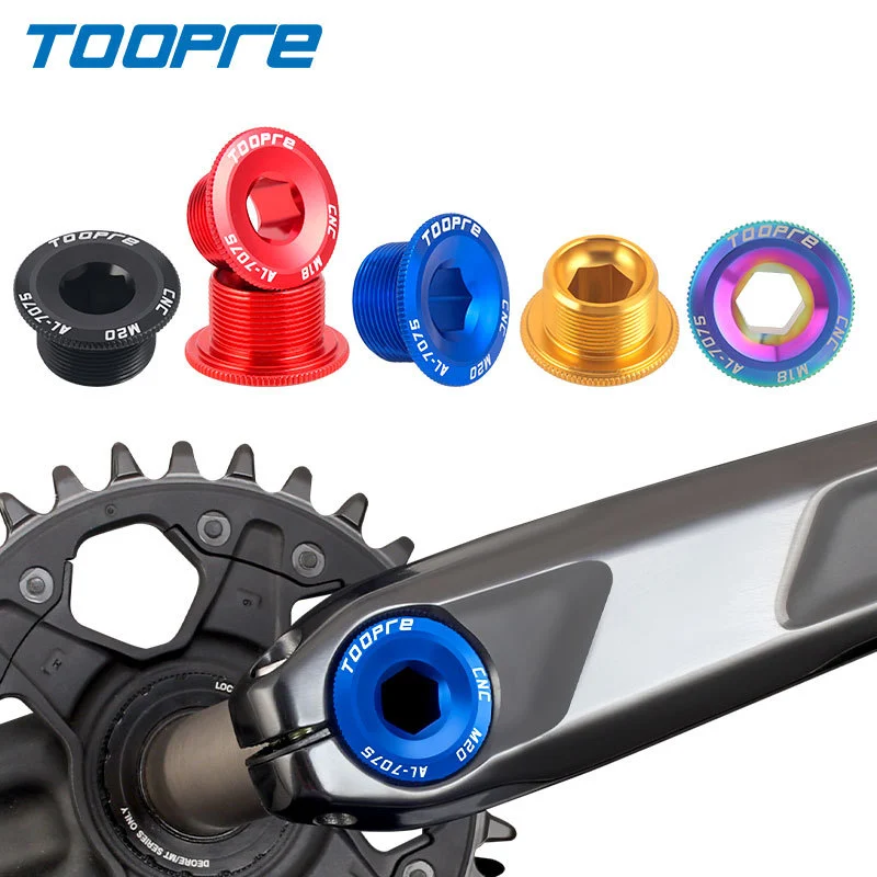 TOOPRE Hollow Integrated Crankset Cover Screws for Mountain Bikes M18 M19 M20