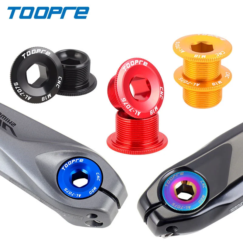 TOOPRE Hollow Integrated Crankset Cover Screws for Mountain Bikes M18 M19 M20