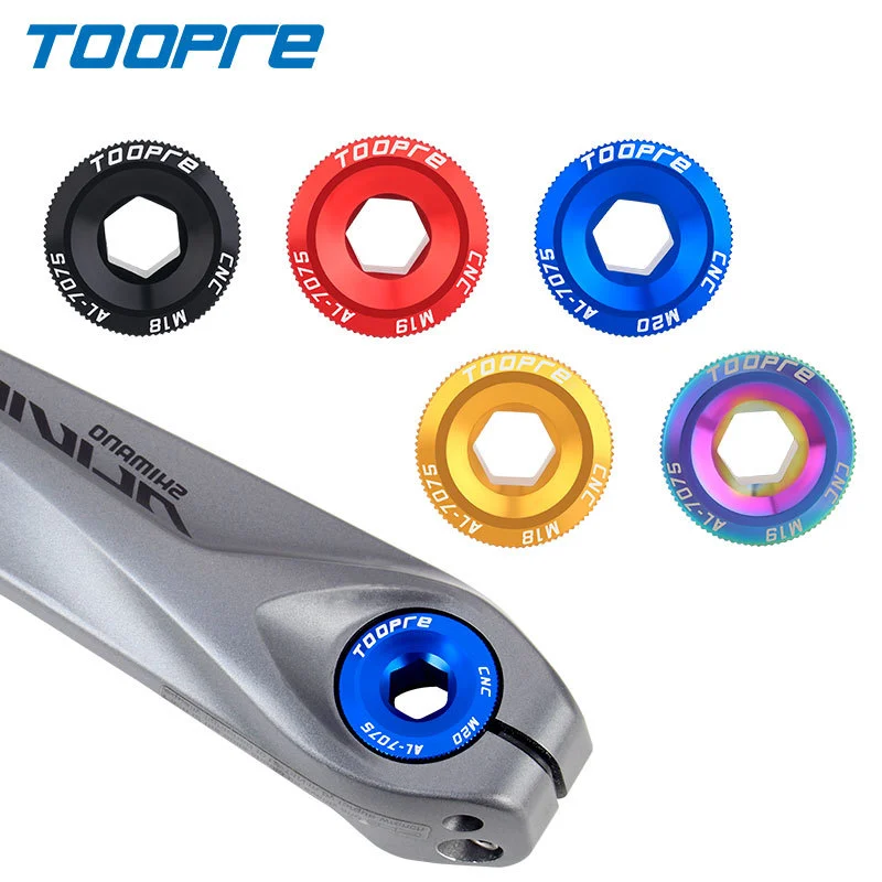 TOOPRE Hollow Integrated Crankset Cover Screws for Mountain Bikes M18 M19 M20