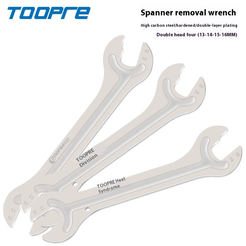 Mountain Bike Hub Cone Wrench 13 14 15 16 Open-End Hub Removal and Maintenance Pedal Tool