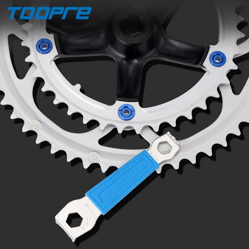 TOOPRE Mountain/Road Bike Chainring Bolt Wrench Slotted Screw Crankset Removal Tool