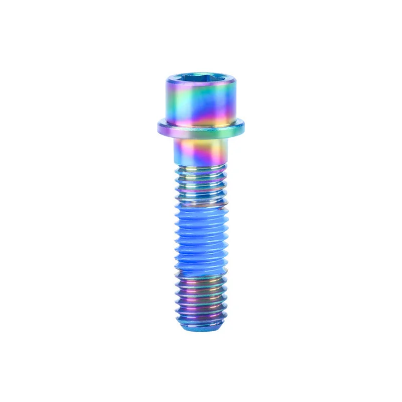 TOOPRE Titanium Alloy Hollow Stem Bolts M5x18mm for Mountain and Road Bikes, Handlebar Clamp Locking