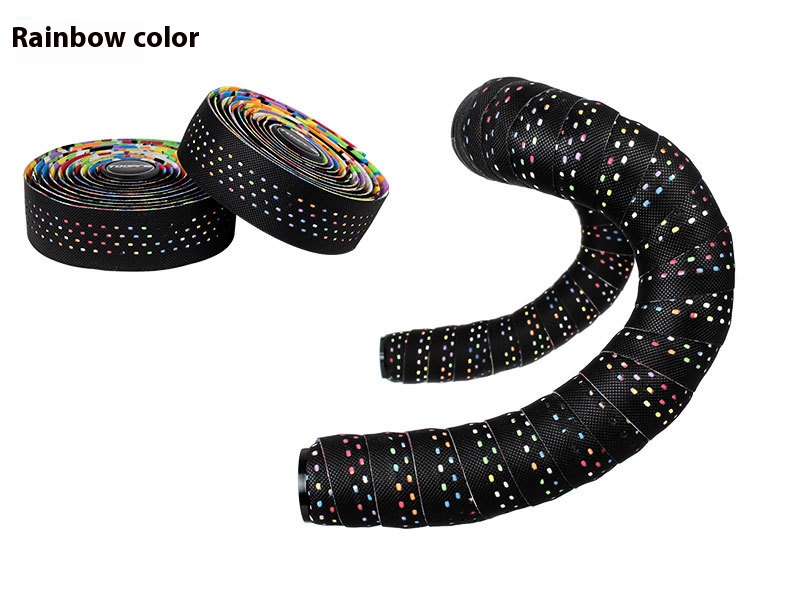 TOOPRE Perforated PU and EVA Road Handlebar Tape, 2150mm Rolls for Road Fixed Gear and Gravel Bikes, Color Options