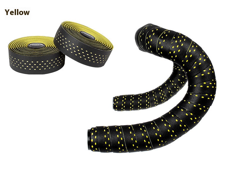 TOOPRE Perforated PU and EVA Road Handlebar Tape, 2150mm Rolls for Road Fixed Gear and Gravel Bikes, Color Options