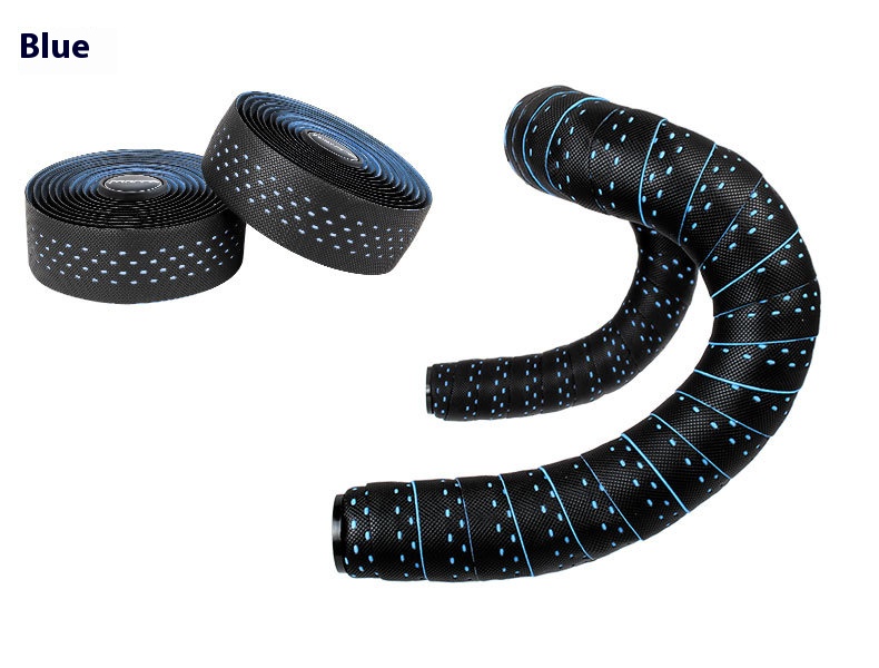 TOOPRE Perforated PU and EVA Road Handlebar Tape, 2150mm Rolls for Road Fixed Gear and Gravel Bikes, Color Options