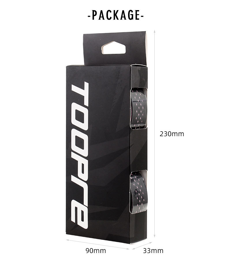 TOOPRE Perforated PU and EVA Road Handlebar Tape, 2150mm Rolls for Road Fixed Gear and Gravel Bikes, Color Options