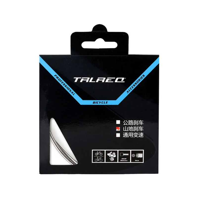 TRLREQ Fully Polished Stainless Steel Brake and Shift Cables for Mountain Bike Road Bike and Folding Bikes