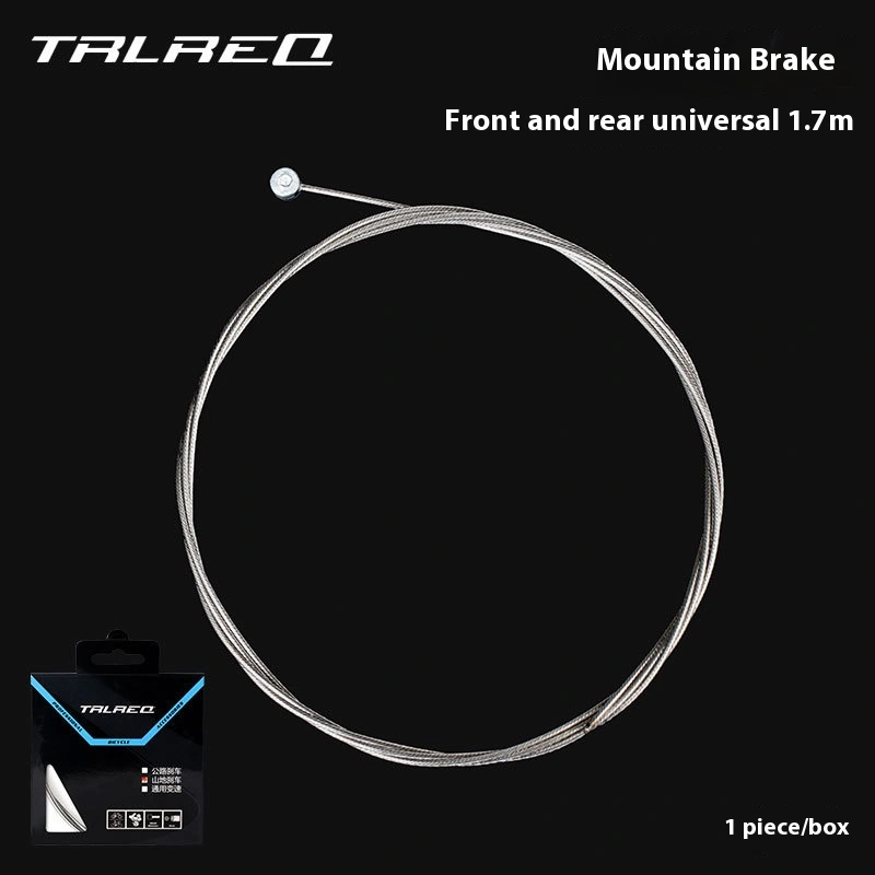 TRLREQ Fully Polished Stainless Steel Brake and Shift Cables for Mountain Bike Road Bike and Folding Bikes