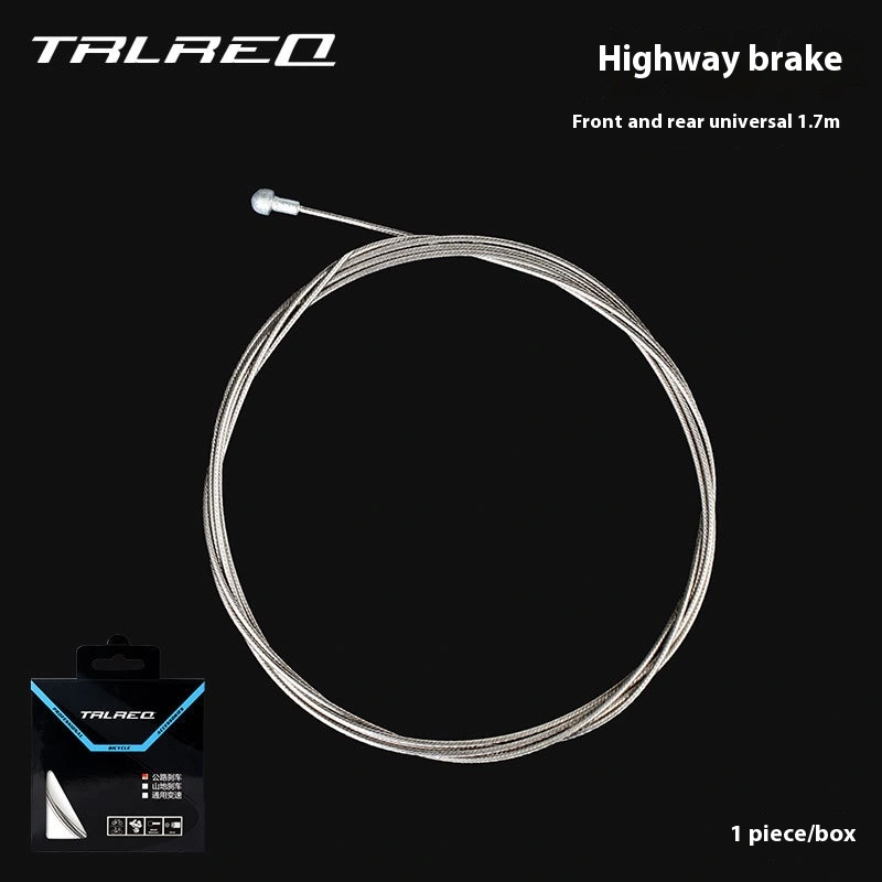 TRLREQ Fully Polished Stainless Steel Brake and Shift Cables for Mountain Bike Road Bike and Folding Bikes