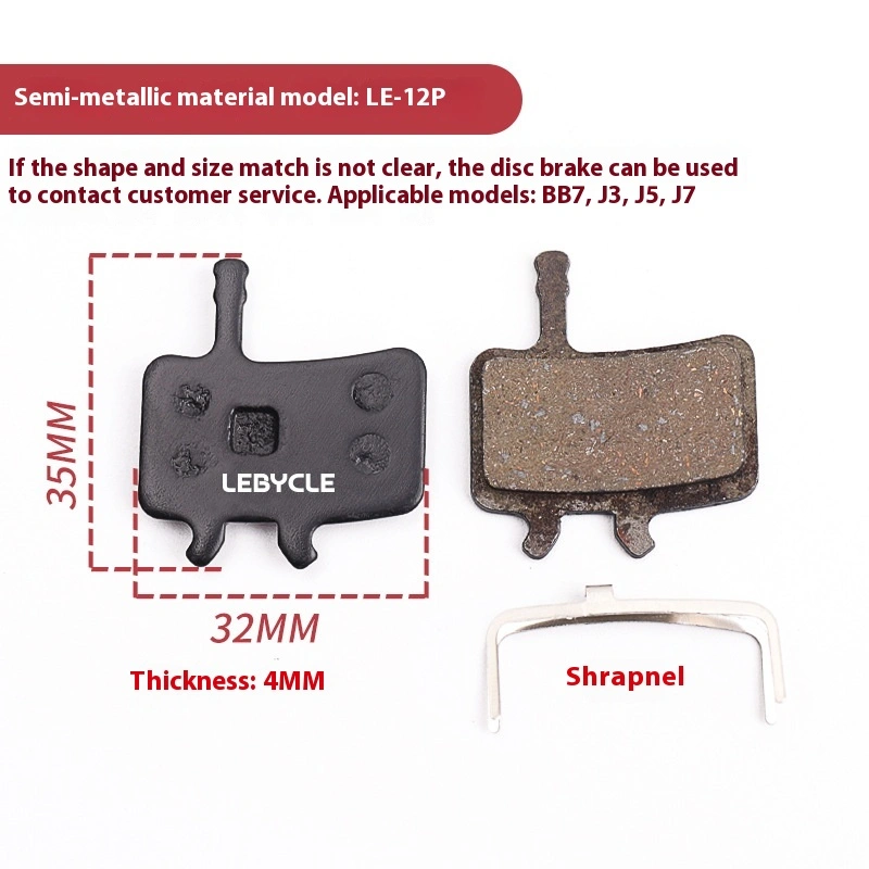 LEBYCLE Bicycle Brake Pads Mountain Bike Brake Pads Disc Brake Pads Brake Blocks Brake Shoes