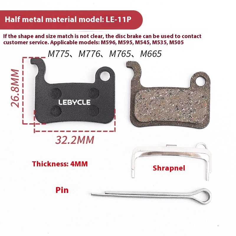 LEBYCLE Bicycle Brake Pads Mountain Bike Brake Pads Disc Brake Pads Brake Blocks Brake Shoes