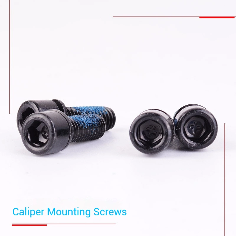 LEBYCLE Mountain Bike Disc Brake Caliper Mounting Screws and Crankset Screws Compatible with Shimano Components