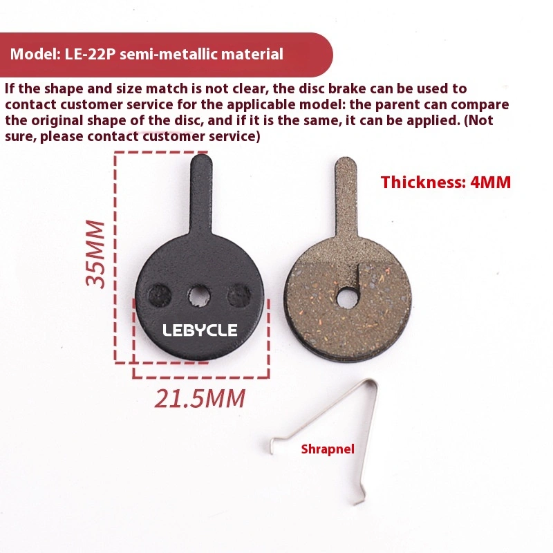 LEBYCLE Bicycle Brake Pads Mountain Bike Brake Pads Disc Brake Pads Brake Blocks Brake Shoes