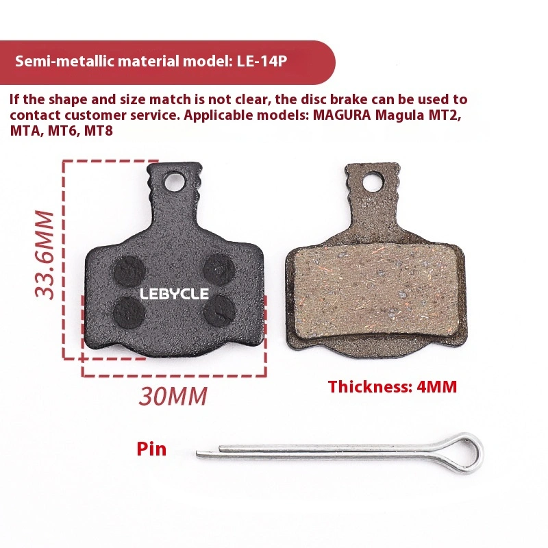 LEBYCLE Bicycle Brake Pads Mountain Bike Brake Pads Disc Brake Pads Brake Blocks Brake Shoes