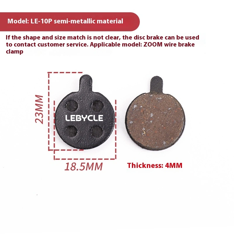 LEBYCLE Bicycle Brake Pads Mountain Bike Brake Pads Disc Brake Pads Brake Blocks Brake Shoes