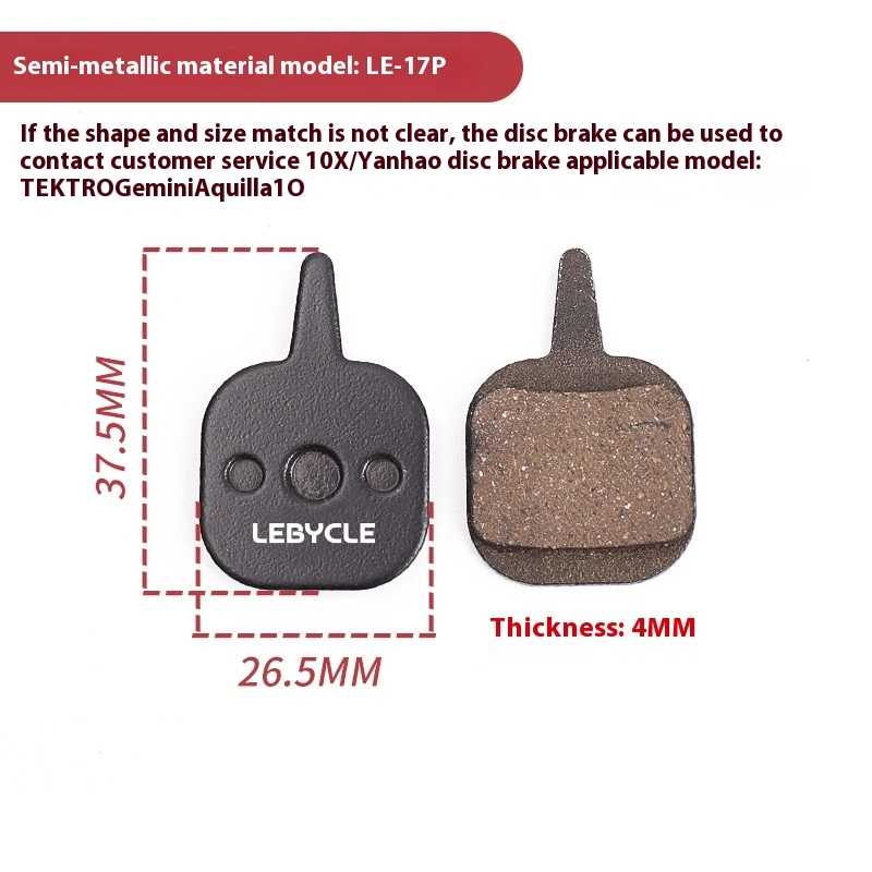 LEBYCLE Bicycle Brake Pads Mountain Bike Brake Pads Disc Brake Pads Brake Blocks Brake Shoes