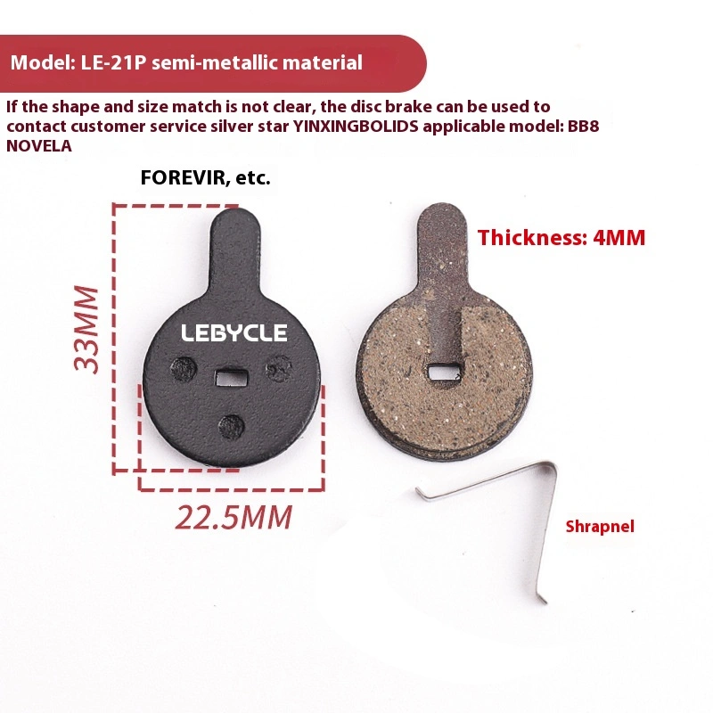 LEBYCLE Bicycle Brake Pads Mountain Bike Brake Pads Disc Brake Pads Brake Blocks Brake Shoes